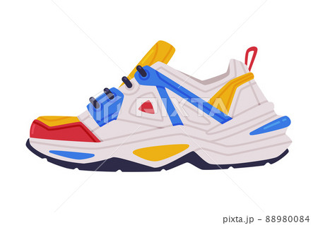 Sneaker Or Running Shoe As Casual Sport のイラスト素材 0084