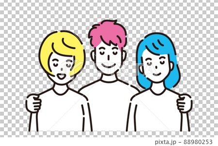 Line art person 88980253