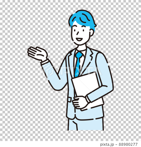 線画人物 線画人物 88980277