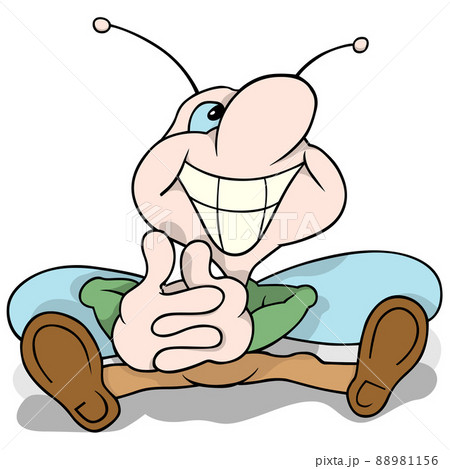 Laughing Beetle with Big Teeth Laughing Beetle with Big Teeth 88981156