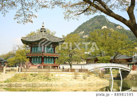 建物 池 香遠亭 88981595