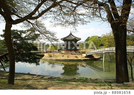 建物 池 香遠亭 88981658
