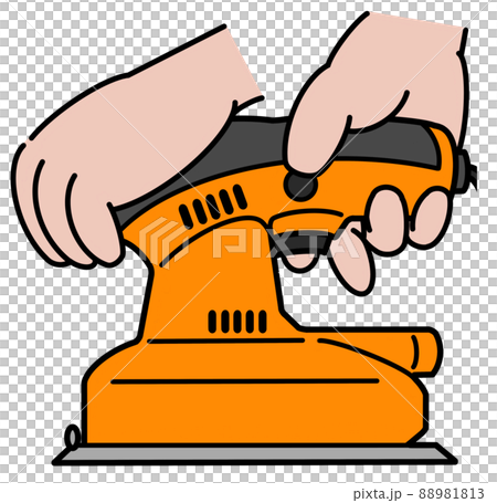 手持電動砂光機的插圖 88981813