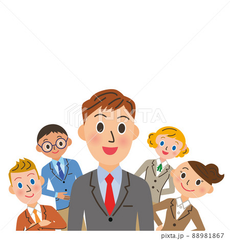 男性中心のチーム 88981867