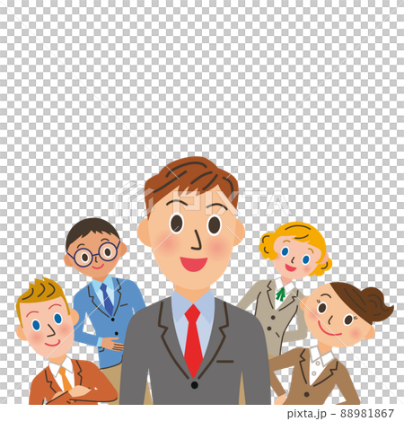 男性中心のチーム 88981867