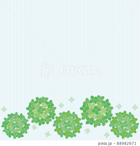 紫陽花 ストライプ フレーム 紫陽花 ストライプ フレーム 88982671