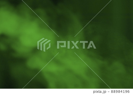 グリーン系の水蒸気イメージ (背景素材) グリーン系の水蒸気イメージ (背景素材) 88984196