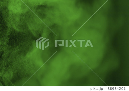グリーン系の水蒸気イメージ (背景素材) グリーン系の水蒸気イメージ (背景素材) 88984201