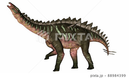 Miragaia dinosaur walking and roaring - 3D render 88984399