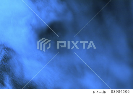 ブルー系の水蒸気イメージ　(背景素材) 88984506