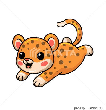cartoon, cheetah, vector - Stock Illustration [88985919] - PIXTA