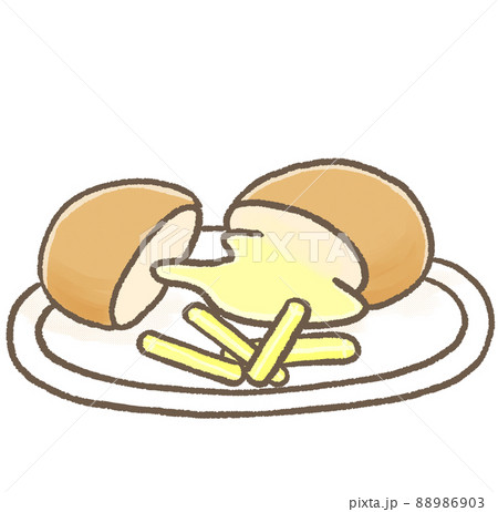 R もっとメルヘンな世界の料理 ウクライナ チキンキエフ のイラスト素材 6903