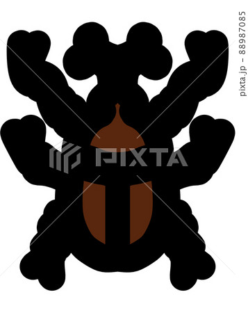 カブトムシのイラスト素材 カブトムシのイラスト素材 88987085