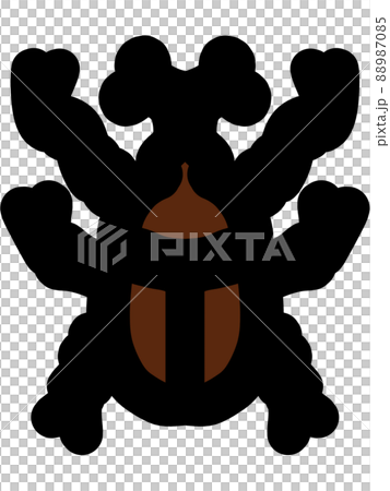 カブトムシのイラスト素材 カブトムシのイラスト素材 88987085