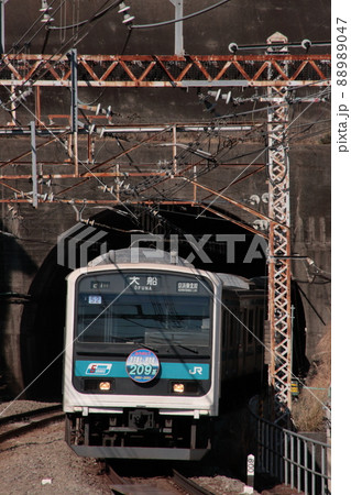 運転最終日に有終の美を飾る京浜東北・根岸線209系電車_2010/1/24撮影 88989047
