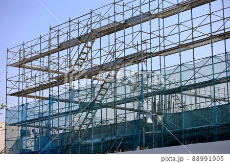 外部足場 (枠組足場) イメージ 外部足場 (枠組足場) イメージ 88991905