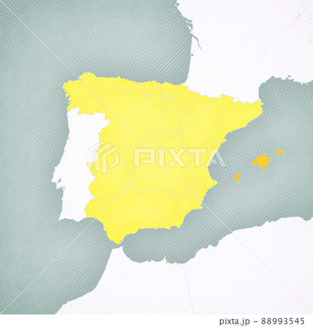 Map of Spain - Balearic Islands 88993545
