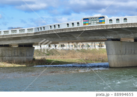 金沢市 犀川雪見橋 金沢市 犀川雪見橋 88994655