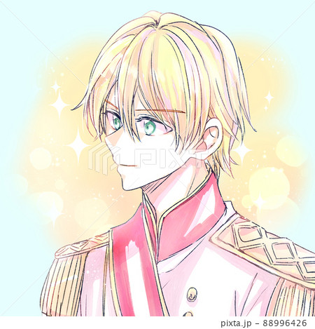 ファンタジーの王子様風の男性 笑顔 自信 ファンタジーの王子様風の男性 笑顔 自信 88996426