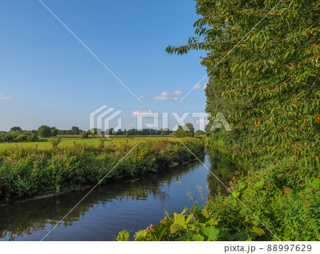 The river Aa in the german Westphalia The river Aa in the german Westphalia 88997629