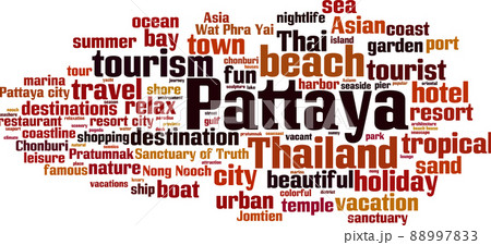Pattaya word cloud 88997833
