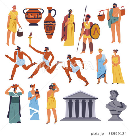 Ancient Greek culture and sports, clothes set 88999124
