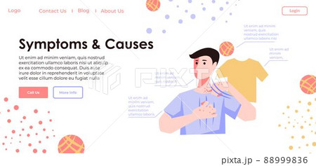 Symptoms and causes of skin disease, website page 88999836