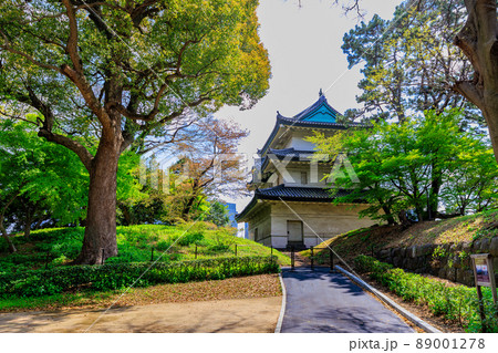 東京 千代田区 皇居にある富士見櫓 東京 千代田区 皇居にある富士見櫓 89001278