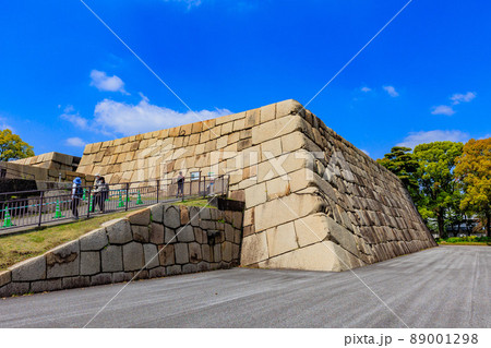 東京 千代田区 皇居にある江戸城天守台 東京 千代田区 皇居にある江戸城天守台 89001298