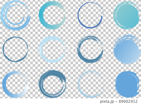 Brush circle set blue Brush circle set blue 89002912