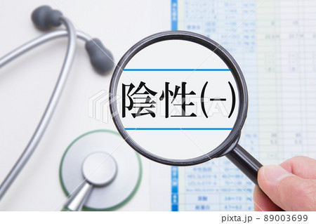 検査結果　陰性(-)　イメージ 89003699