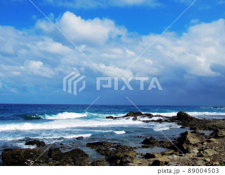 景色 風景 波 89004503