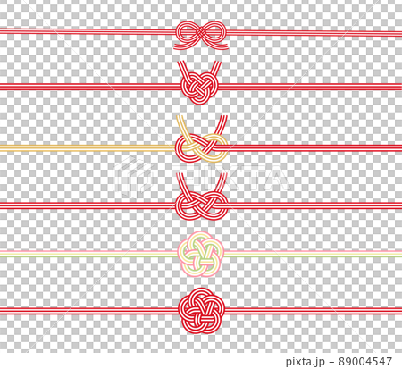 Mizuhiki illustration set 89004547