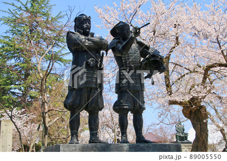 上杉景勝と直江兼続（山形県・米沢市） 89005550