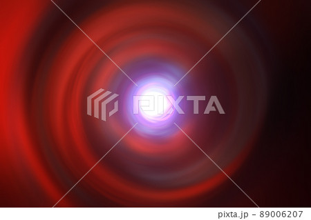 宇宙空間のワープをイメージした背景素材（ワームホール のイメージ） 89006207