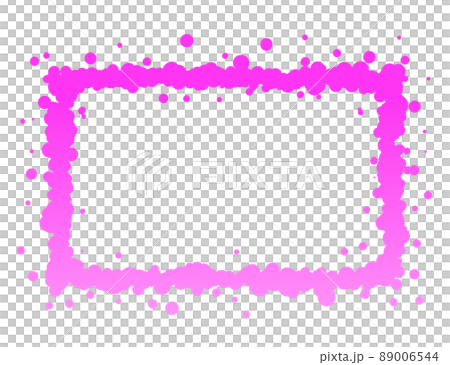 Paint splatter frame (pink) Paint splatter frame (pink) 89006544