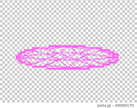ピンクの魔法陣(ドット絵) 89006570