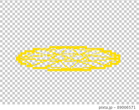 黄色の魔法陣(ドット絵) 89006571