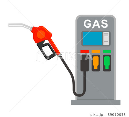 ガソリンの給油イラストイメージ 89010053