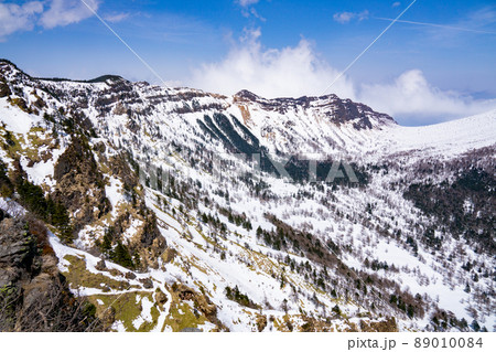 黒斑山から浅間山外輪山を眺める 黒斑山から浅間山外輪山を眺める 89010084
