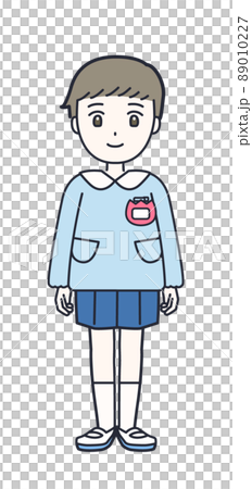 穿著工作服的幼兒園男孩 89010227