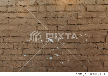 Background of old vintage dirty brick wall 89012191