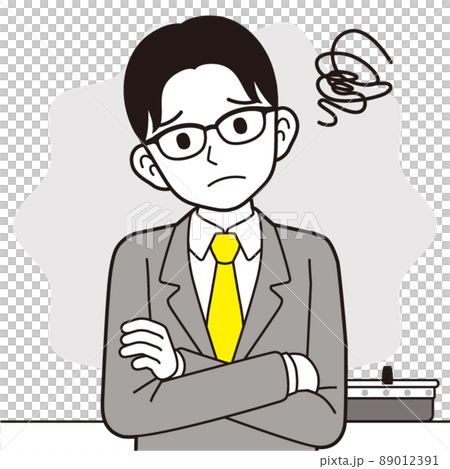 困った男性教師 89012391