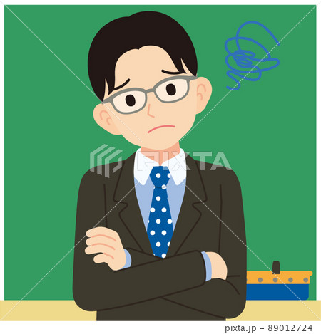 困った男性教師・線なし 困った男性教師・線なし 89012724
