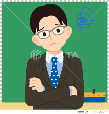 困った男性教師・線なし 困った男性教師・線なし 89012724