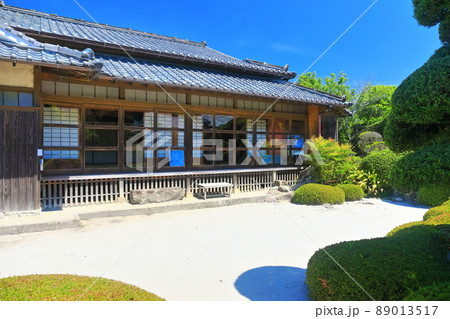 【鹿児島県】快晴下の知覧武武家屋敷(西郷恵一郎邸庭園) 【鹿児島県】快晴下の知覧武武家屋敷(西郷恵一郎邸庭園) 89013517