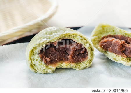 和菓子 よもぎ饅頭 和菓子 よもぎ饅頭 89014966