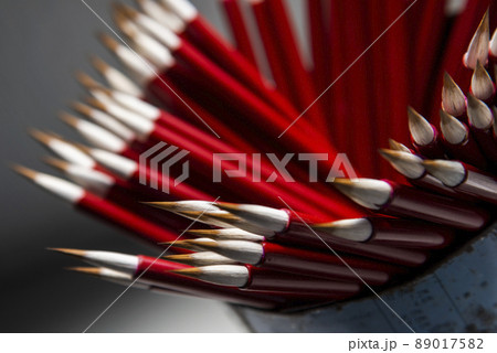 仕上げの終わった筆 仕上げの終わった筆 89017582