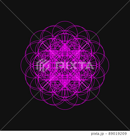 幾何学模様 フラクタル模様 曼荼羅 幾何学模様 フラクタル模様 曼荼羅 89019209