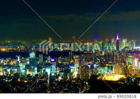 東京　新宿摩天楼高層ビル群 89020818
